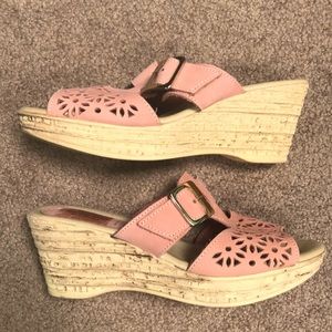 NWB Platform Wedge Sandals